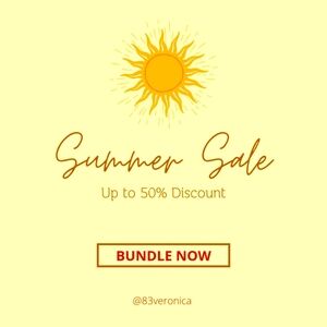 Summer Sale up to 50% off